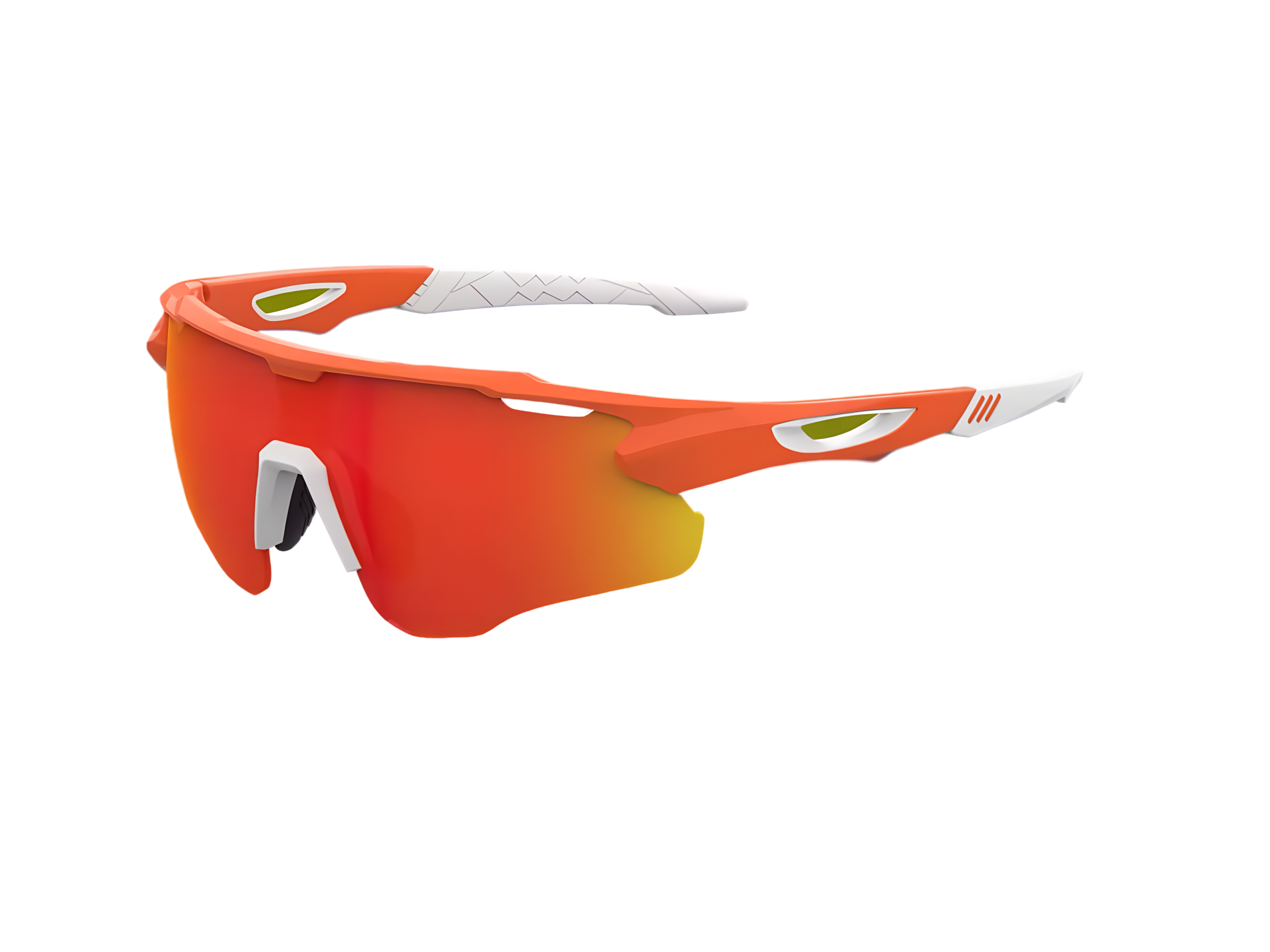 Orange / Red Mirror